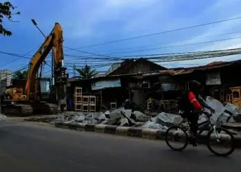 Proses Perbaikan Jalan di Kota Tangerang