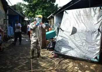 Pemulihan Banjir Periuk, PMI Kota Tangerang Turunkan Tim Sperying