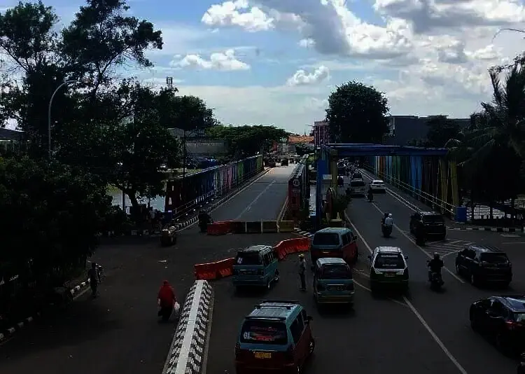 Rekayasa Lalin Dishub Tangerang untuk Perbaikan Jembatan Cisadane