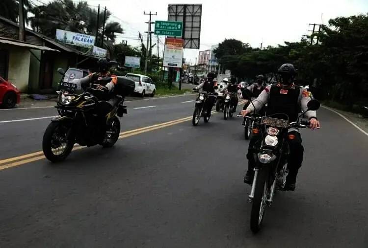 Kawal PPKM Mikro, Patroli Skala Besar di Kabupaten Tangerang Digelar