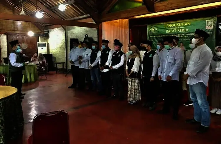 Pengurus Lembaga Penanggulangan Bencana NU Kota Tangsel Dikukuhkan