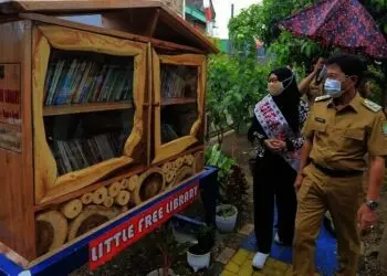 Wakil Wali Kota Sachrudin Resmikan Little Free Library