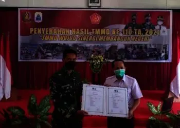 Aset TMMD Diserahkan ke Pemkab, TMMD Ke-110 Resmi Berakhir