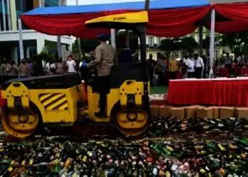 4.000 Miras dan 250 Knalpot Bising di Kota Tangsel Dimusnahkan