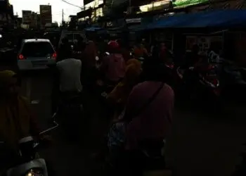 Jelang Buka Puasa di Pasar Labuan Pandeglang Kerap Macet