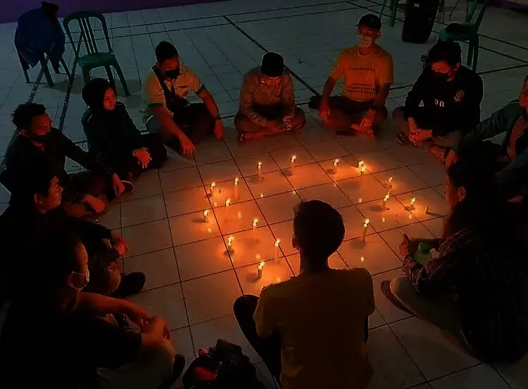 Mahasiswa Lintas Agama di Kota Tangerang Doa Bersama