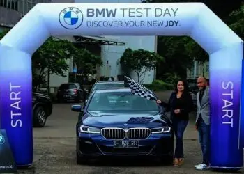Test Day Mobil Terbaru BMW The New 5 di Kabupaten Tangerang