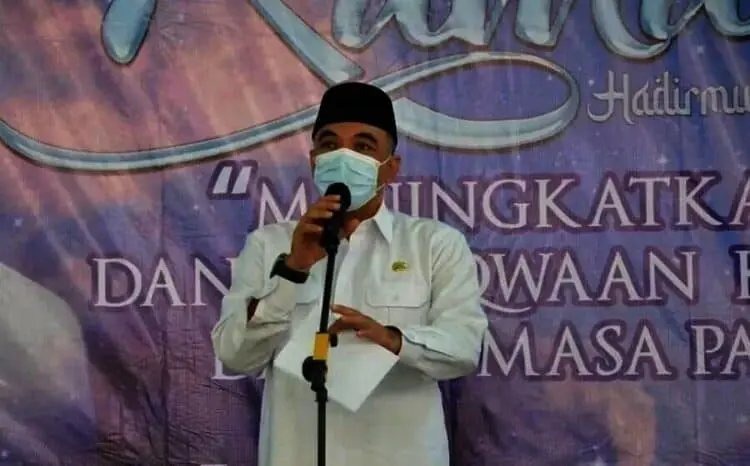 Bupati Zaki Minta Pengurus Masjid Bentuk Petugas Prokes