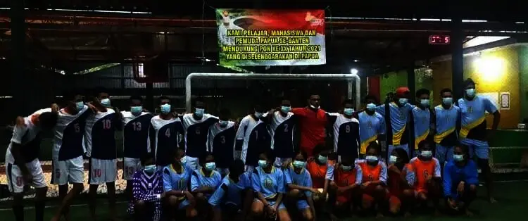 Pelajar dan Pemuda Papua Bertanding Futsal