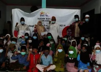 Ratusan Anak Yatim dan Dhuafa di Kota Serang Disantuni