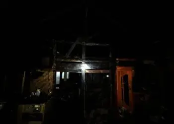 Rumah Terbakar Akibat Korsleting Listrik di Patia Pandeglang
