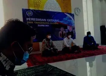 Resmikan Gedung Baru SMK Tangerang Global, Tabrani Berharap SMK Terus Berkembang