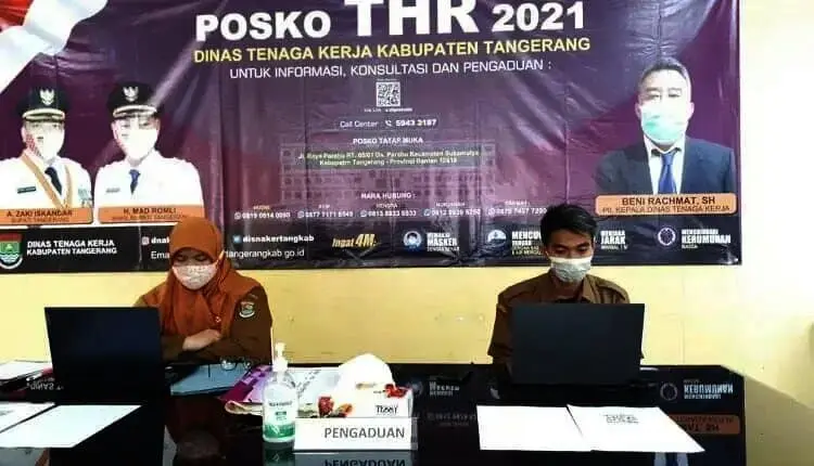 Baru Dibuka, Posko THR di Sukamulya Tangerang Terima 1 Aduan