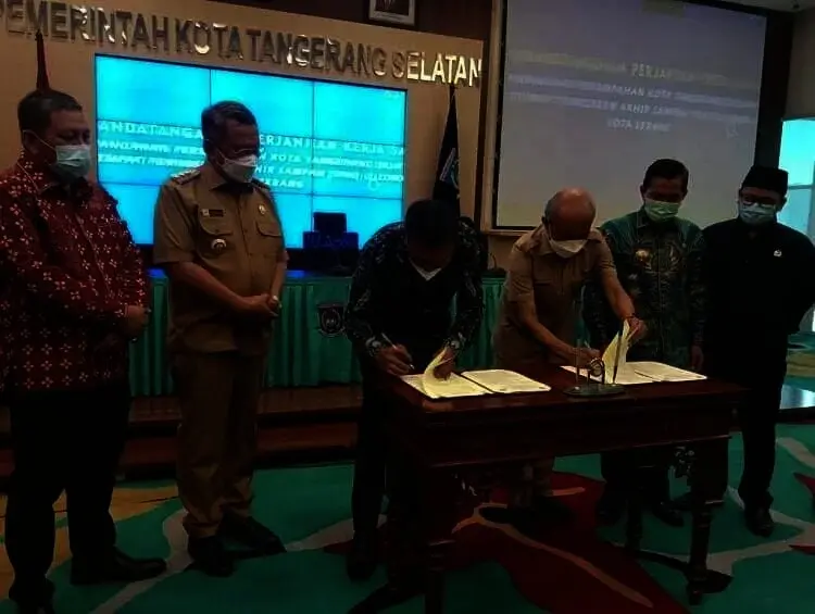 Kerja Sama Buang Sampah Disepakati, Pemkot Tangsel Berikan 14 Miliar ke Kota Serang