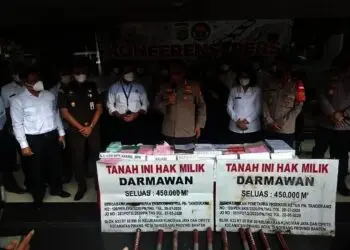 Mafia Tanah Dalang Sengketa Lahan Pinang, Polisi Tangkap Dua Tersangka, Satu Orang Buron