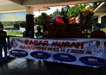 Antisipasi Lonjakan Harga di Bulan Ramadan, Pemkab Lebak Mulai Gelar Operasi Pasar