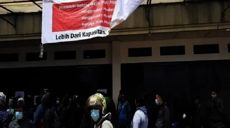 Terjadi Kerumunan dan Sebabkan Kemacetan, Pelamar Driver Shopee Food Dibubarkan