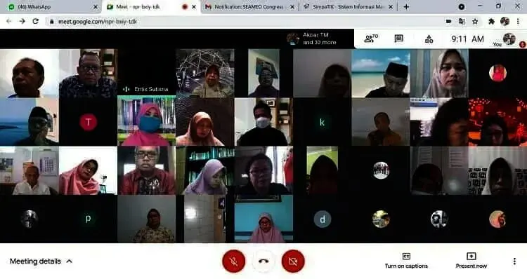 MGMP Gelar Silaturahmi Secara Daring, Tingkatkan Peran Guru Mata Pelajaran
