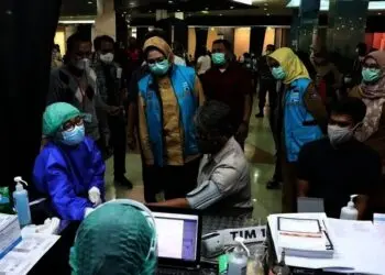 10 Ribu Pedagang Divaksin Selama 5 Hari Bertempat di BSD Junction