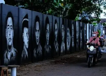 Mural Bertema Pahlawan Nasional di Tangerang