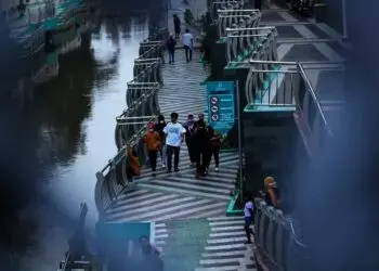 Ngabuburit di Taman Kota 2 Tangsel
