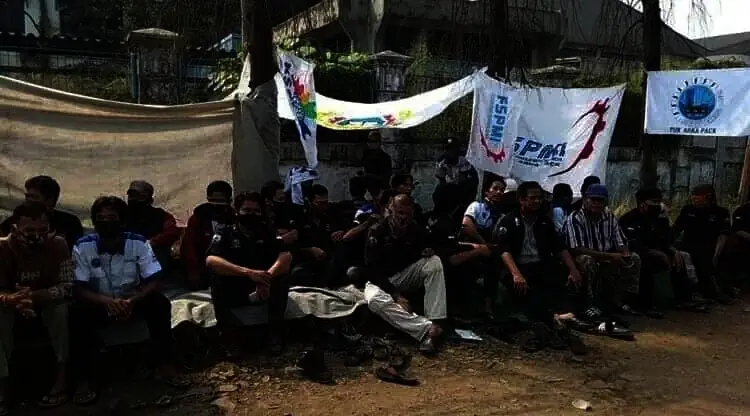 Cek Penutupan Pabrik, Plt Kadisnaker Kabupaten Tangerang Ditolak