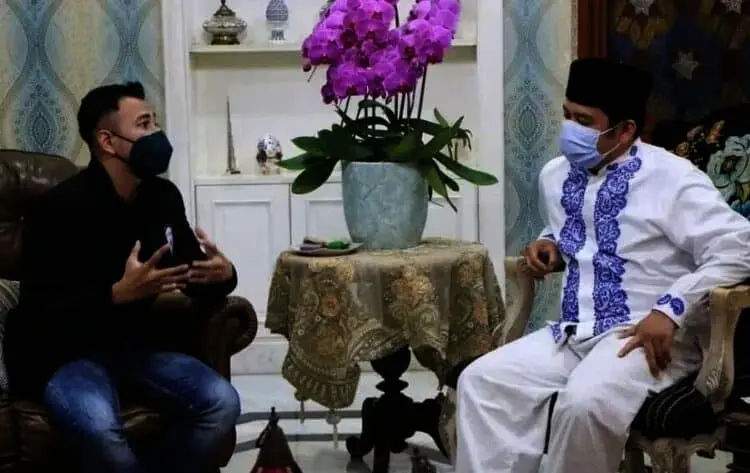 Sambangi Walikota Arief, Rafi Ahmad Jajaki Kerjasama Persikota
