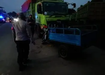 Rombongan Santri di Cisoka Tangerang Tabrak Truk Tanah, 7 Terluka, Saat Keliling Bangunkan Sahur