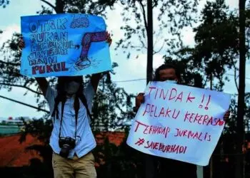 Wartawan Gelar Aksi Solidaritas Terhadap Nurhadi