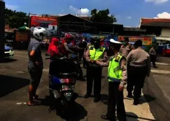 Puluhan Kendaraan Berknalpot Bising di Kota Tangerang Dirazia
