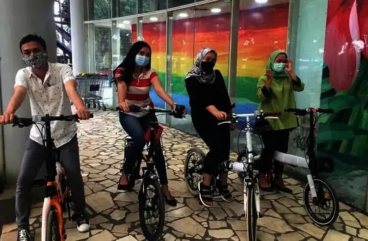 Demi Pengunjung, Balekota Izinkan Pesepeda Masuk Mal