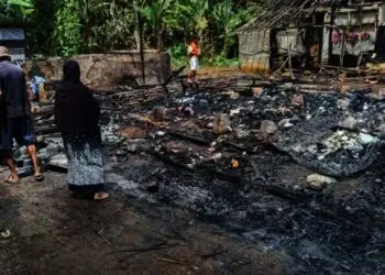 Lagi, Rumah di Cikedal Pandeglang Terbakar Rata dengan Tanah