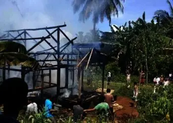 Sisa Obat Nyamuk Picu Kebakaran Rumah di Carita Pandeglang