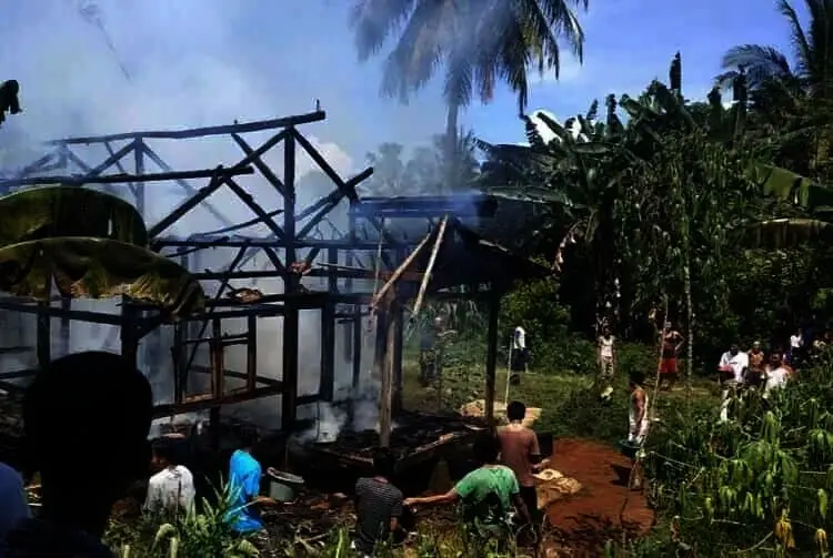 Sisa Obat Nyamuk Picu Kebakaran Rumah di Carita Pandeglang