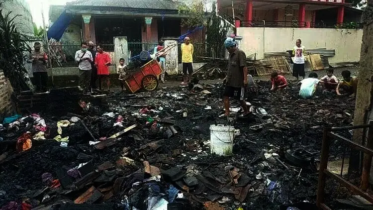 Kabel Digigit Tikus Hingga Korslet, Rumah di Balaraja Tangerang Ludes Terbakar