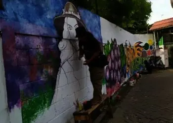 Kampung Lorong Anggur di Karawaci Tangerang Semakin Dipercantik dengan Mural