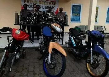 Tiga Unit Motor Bodong Disita, Ratusan Knalpot Bising juga Turut Diamankan