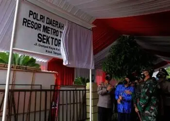Lima Tahun Terbengkalai, Mapolsek Pinang Kota Tangerang Diresmikan