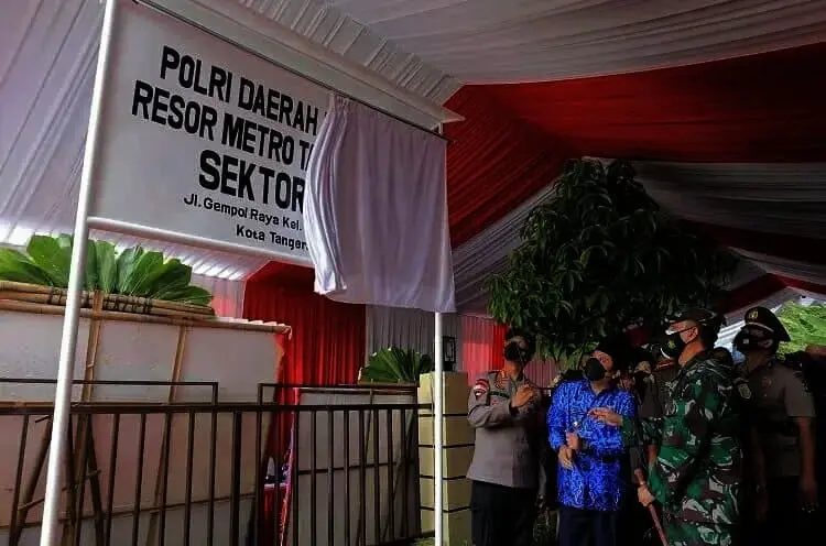 Lima Tahun Terbengkalai, Mapolsek Pinang Kota Tangerang Diresmikan