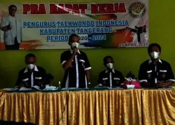 Pengcab Taekwondo Indonesia Kabupaten Tangerang, Godok Program di Pra Rapat Kerja