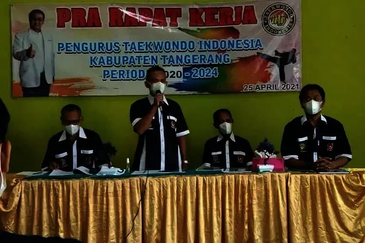 Pengcab Taekwondo Indonesia Kabupaten Tangerang, Godok Program di Pra Rapat Kerja