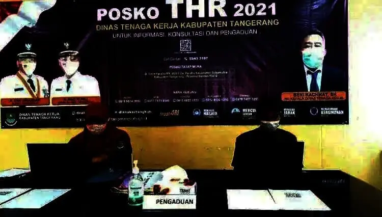 21 Perusahaan di Kabupaten Tangerang Dilaporkan ke Posko THR