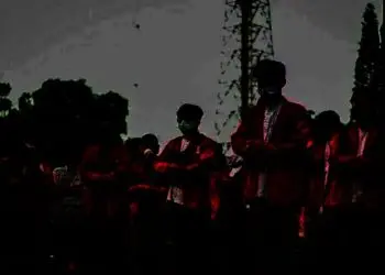 Mahasiswa Kota Tangerang Gelar Salat Gaib