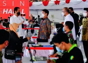 Presiden Jokowi Puji Pelaksanaan Vaksinasi di Kabupaten Tangerang