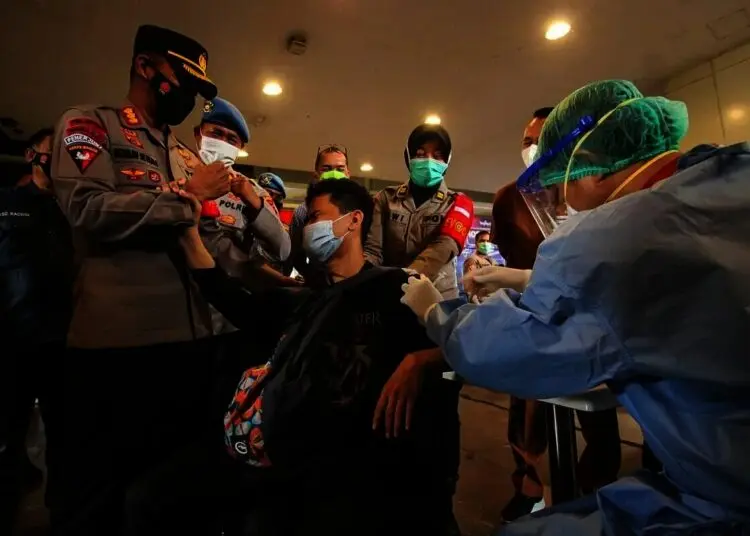 Polrestro Tangerang Gelar Vaksinasi Covid-19