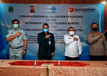 Optimalisasi Penerimaan Pajak Daerah, Bank Banten Gandeng Tim Pembina Samsat