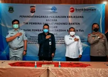 Optimalisasi Penerimaan Pajak Daerah, Bank Banten Gandeng Tim Pembina Samsat