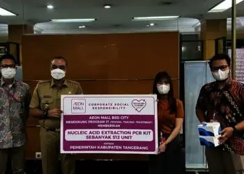 Bupati Zaki Terima Bantuan 512 Alat Pendeteksi Covid-19