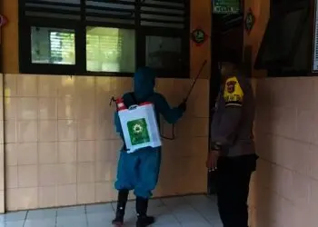 Program PPKM dan Penyemprotan Disinfektan di Pandeglang Digencarkan