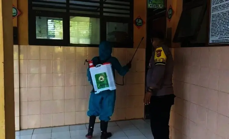 Program PPKM dan Penyemprotan Disinfektan di Pandeglang Digencarkan